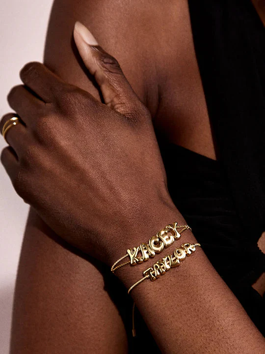 Bubble Letter Bracelet - Image 3