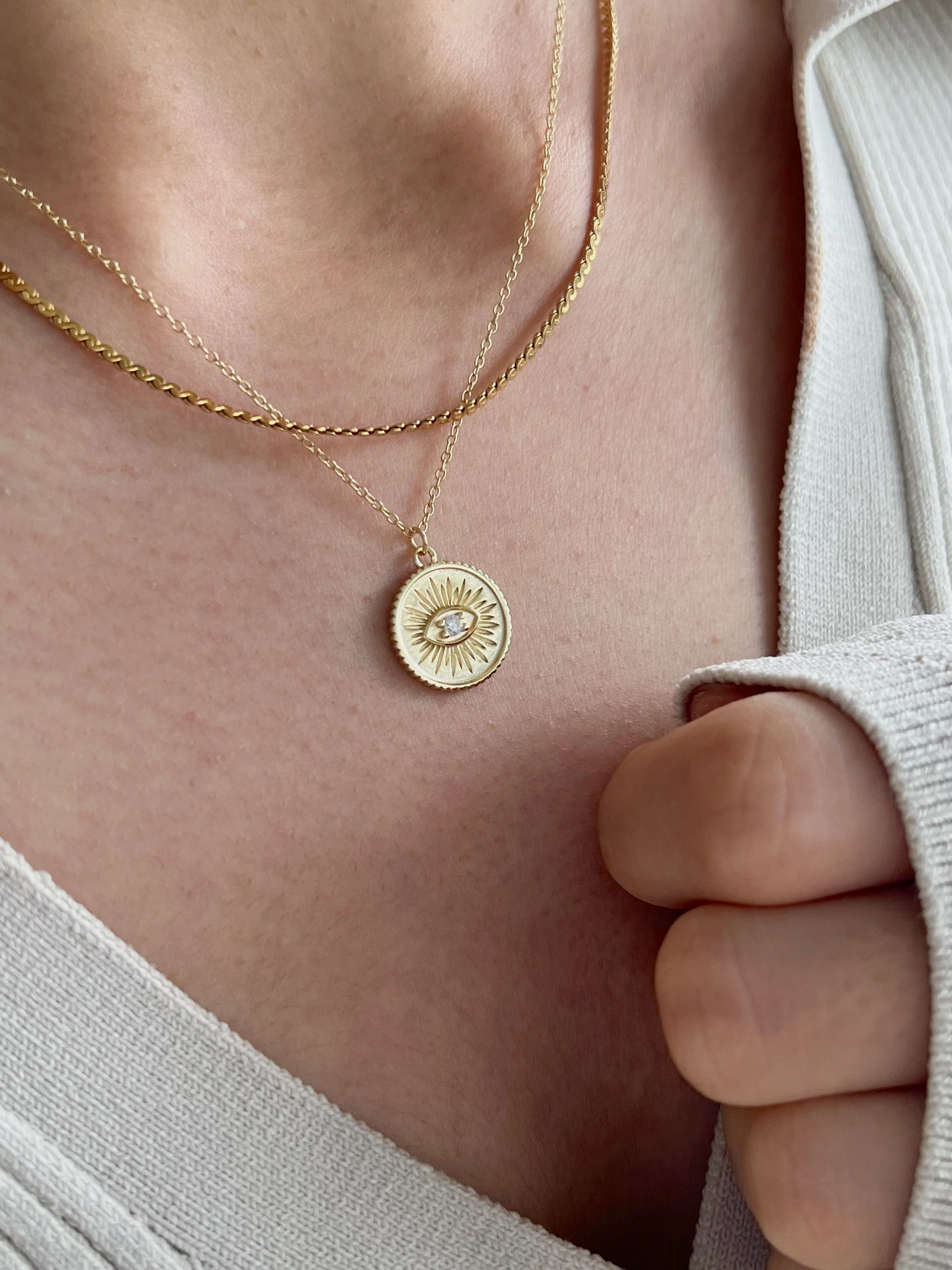 Diamond Eye Necklace - Image 3