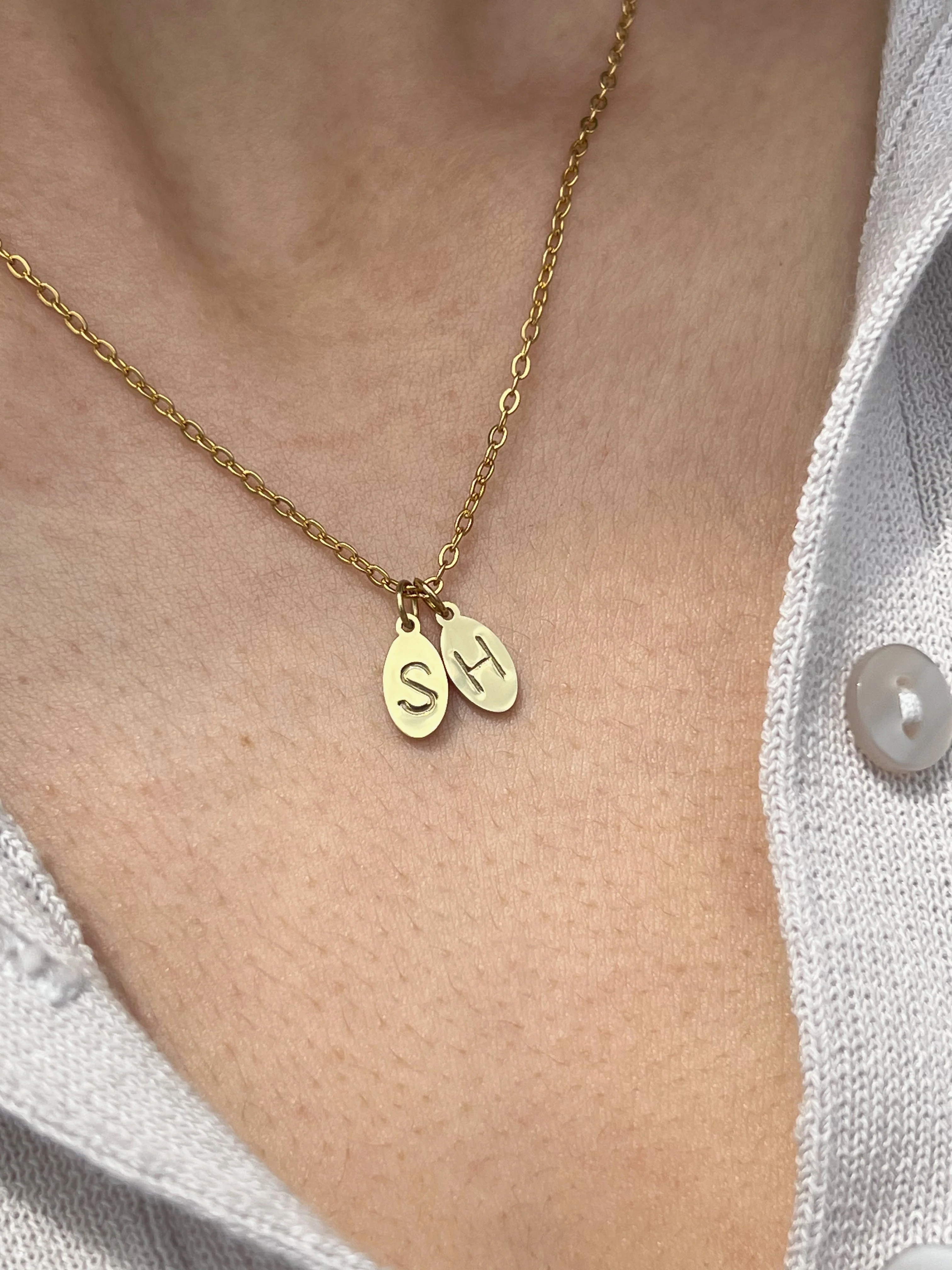 Double Oval Necklace - Image 4