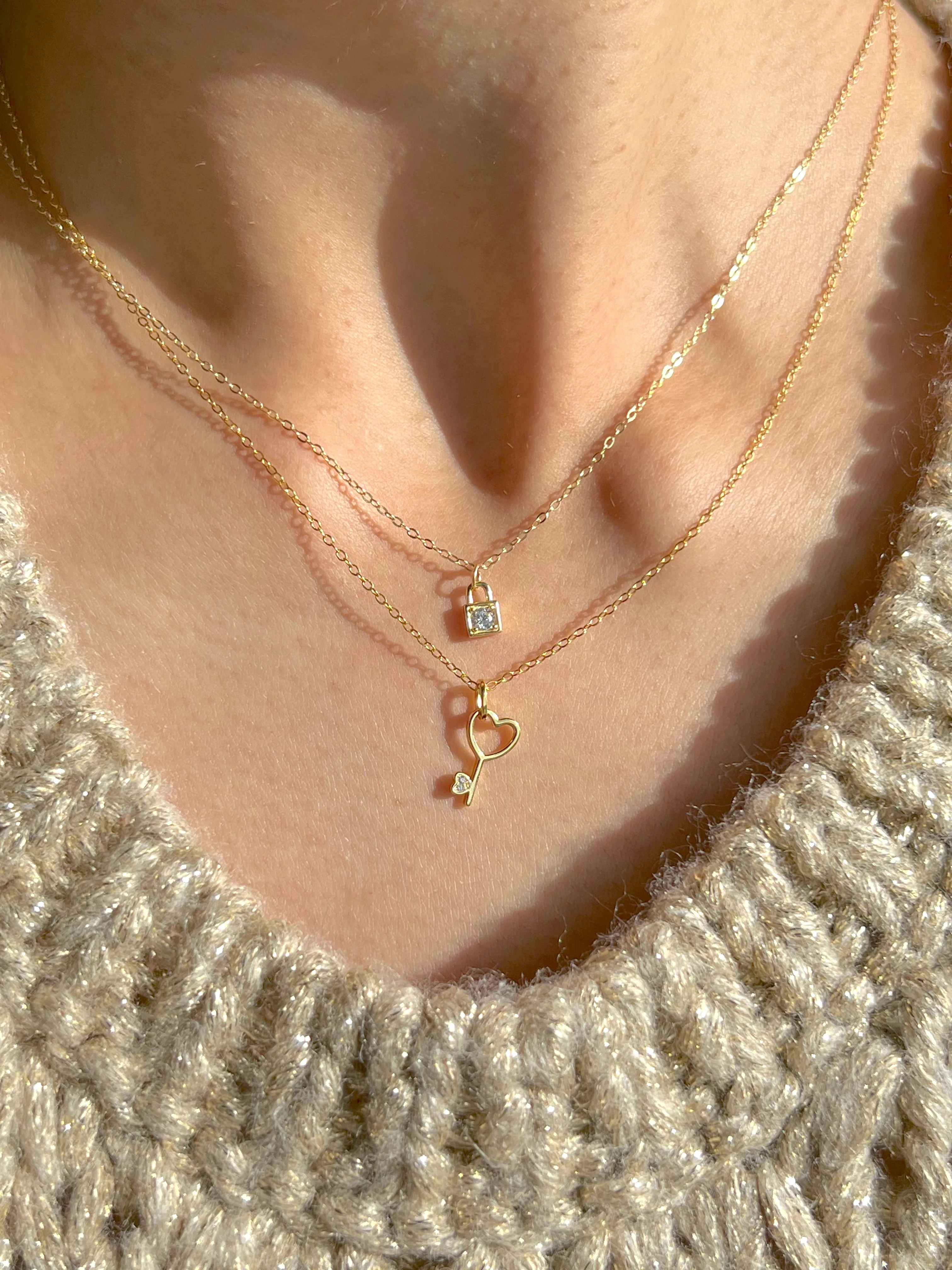 Heart Key Necklace - Image 3