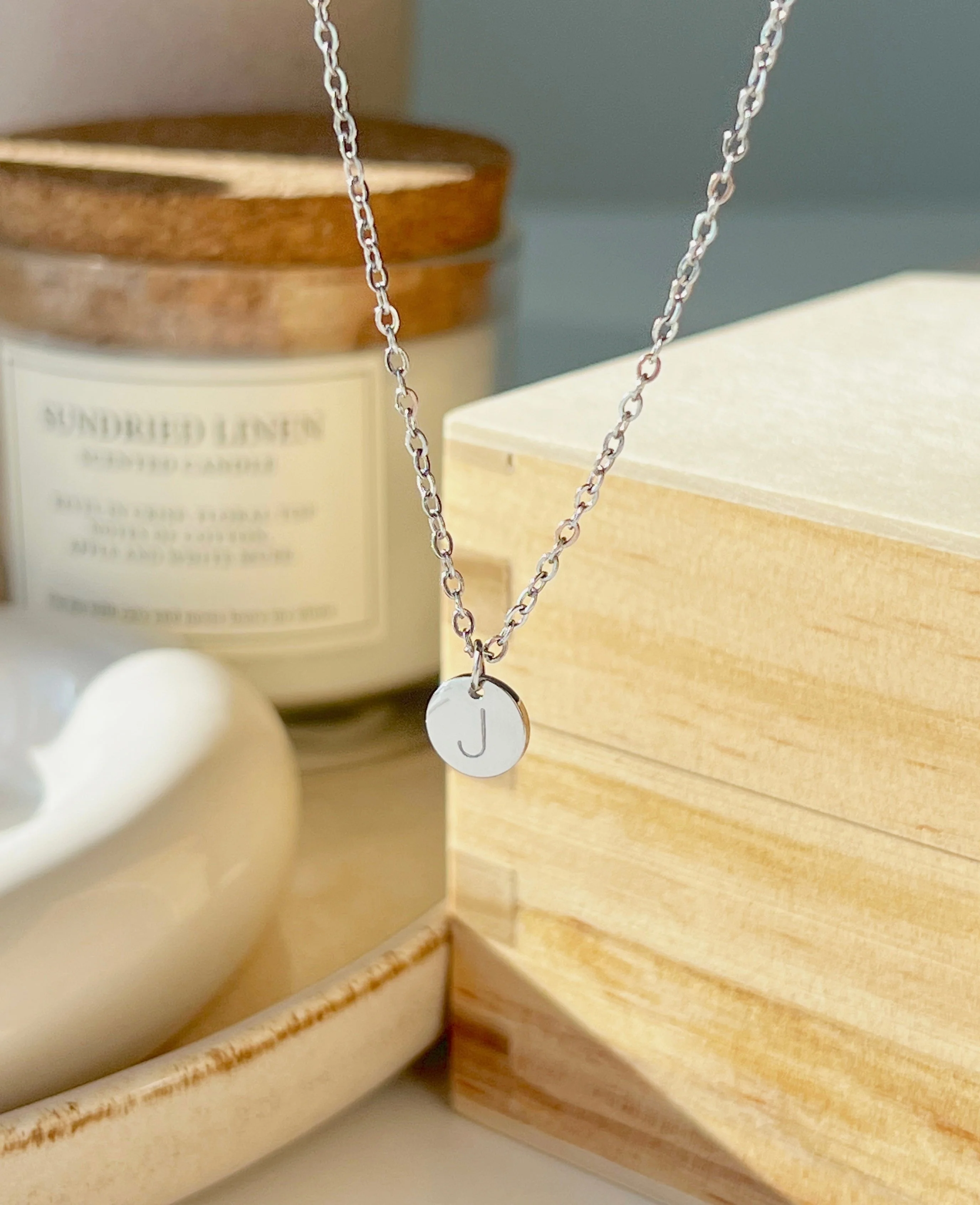 Initial Coin Necklace - Image 6