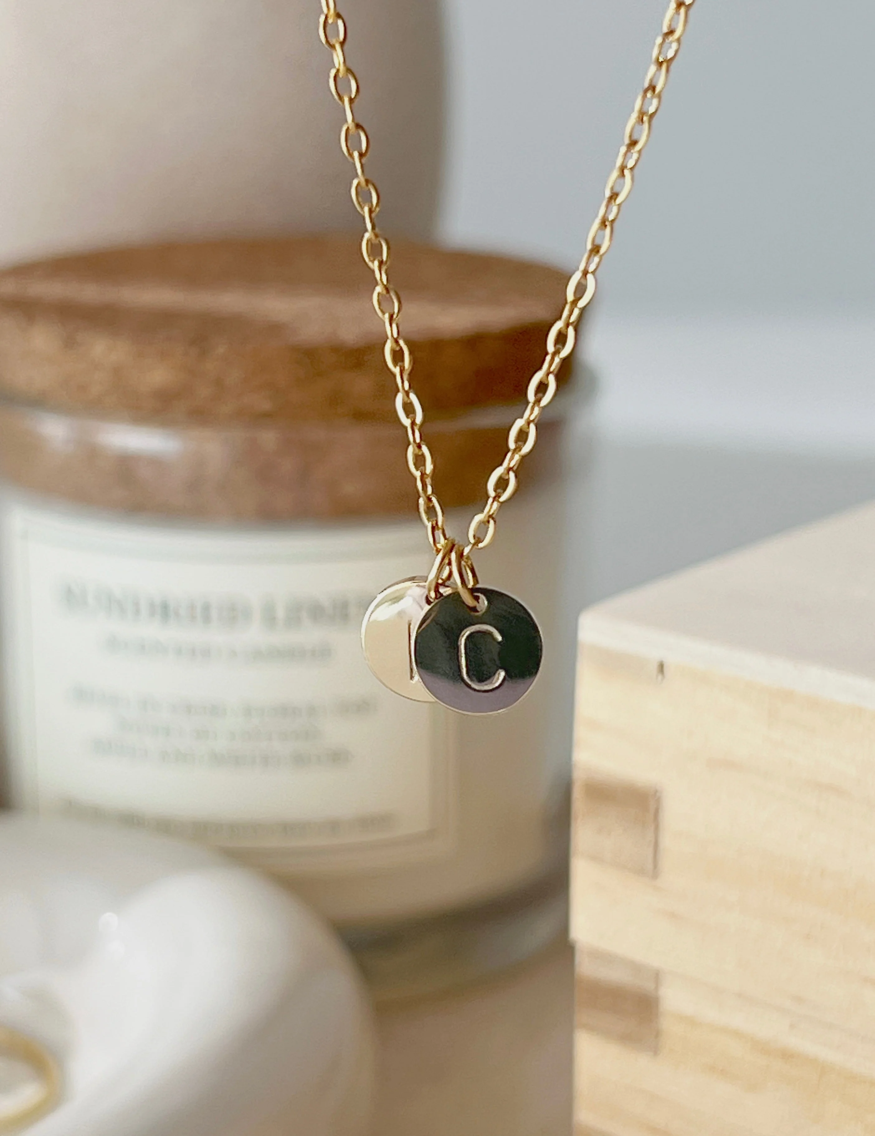 Initial Coin Necklace - Image 9