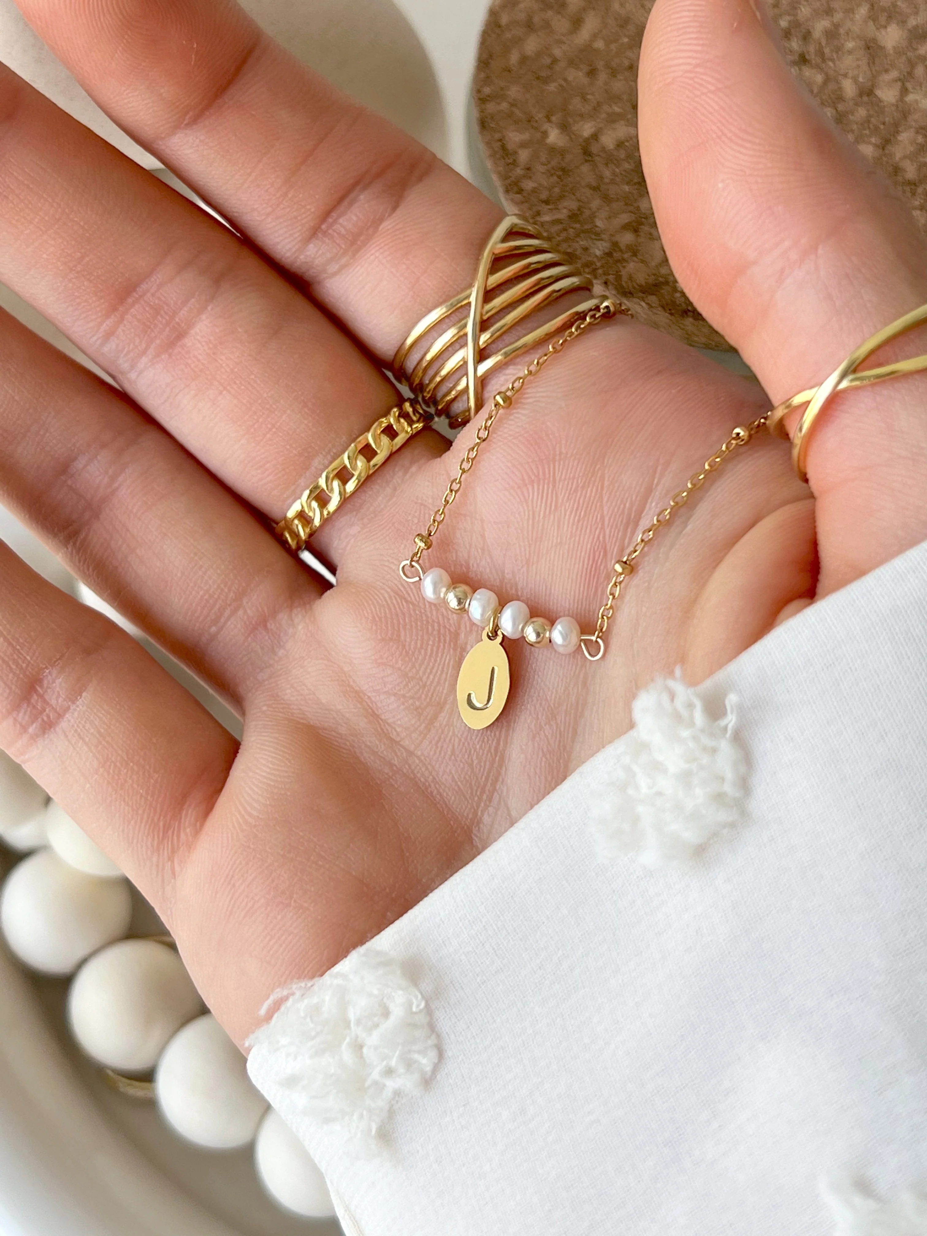 Initial Pearly Necklace - Image 3