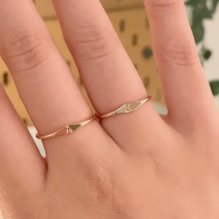 Initial Signet Ring - Image 5