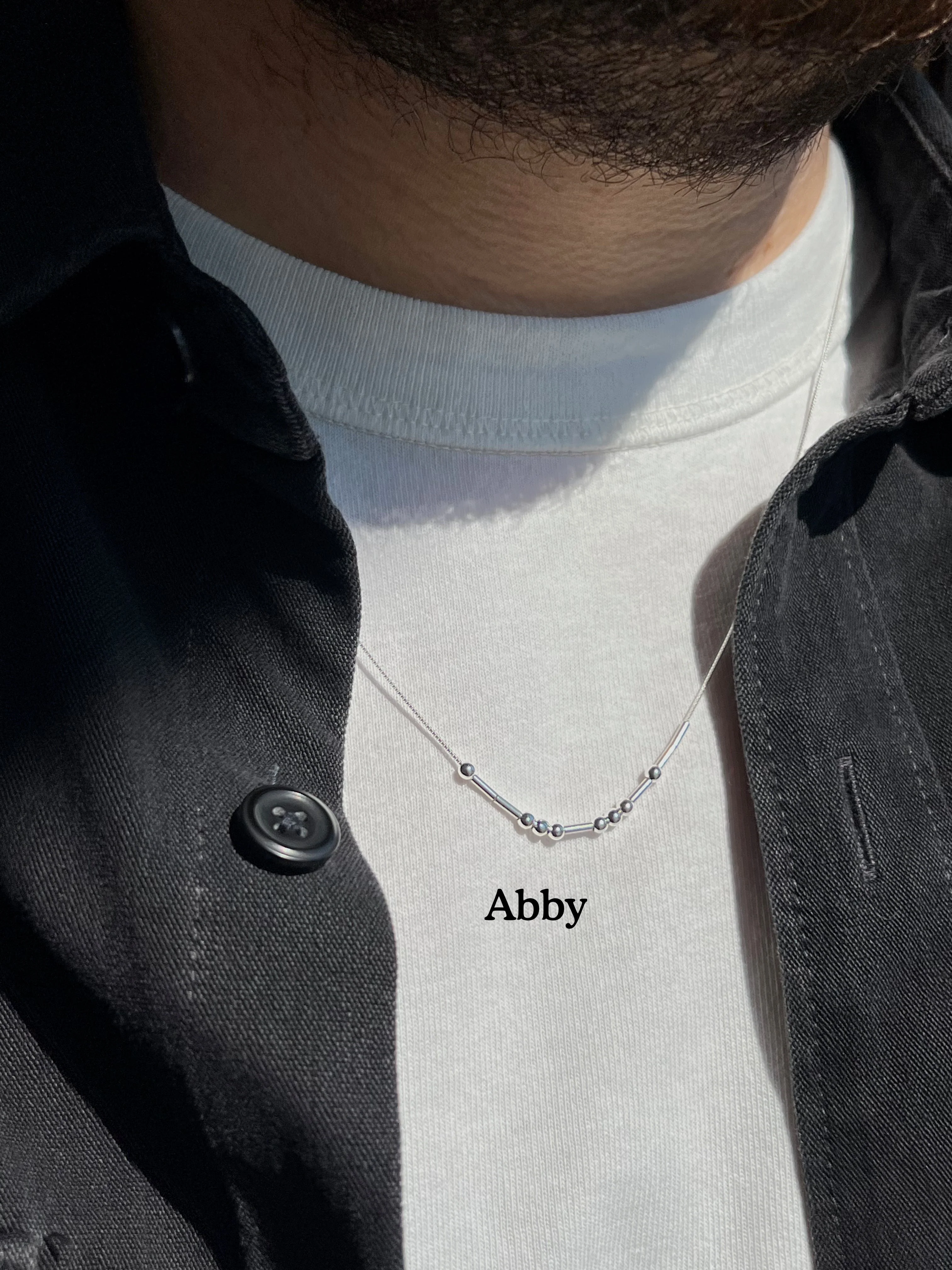Morse Code Necklace - Image 3