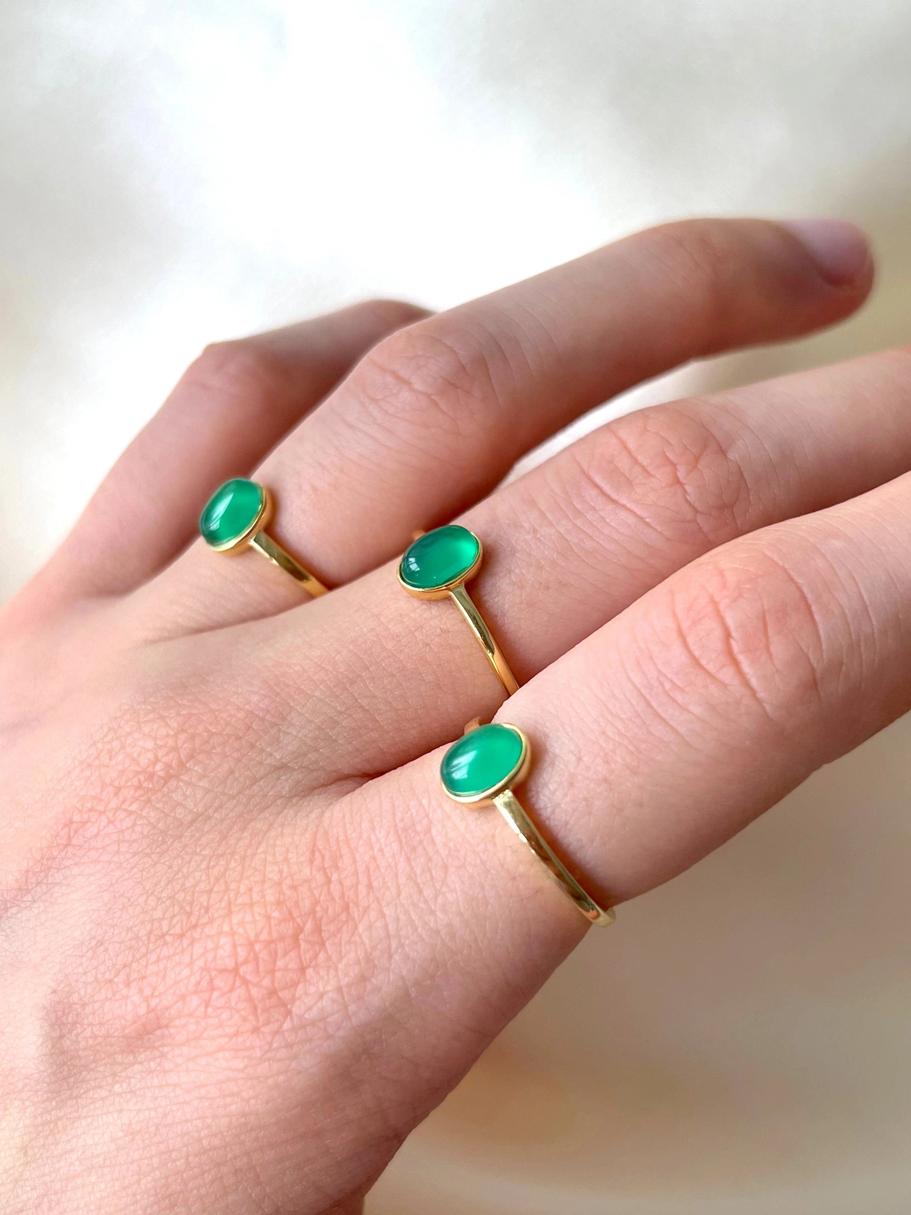 Oval Jade Ring - Image 4