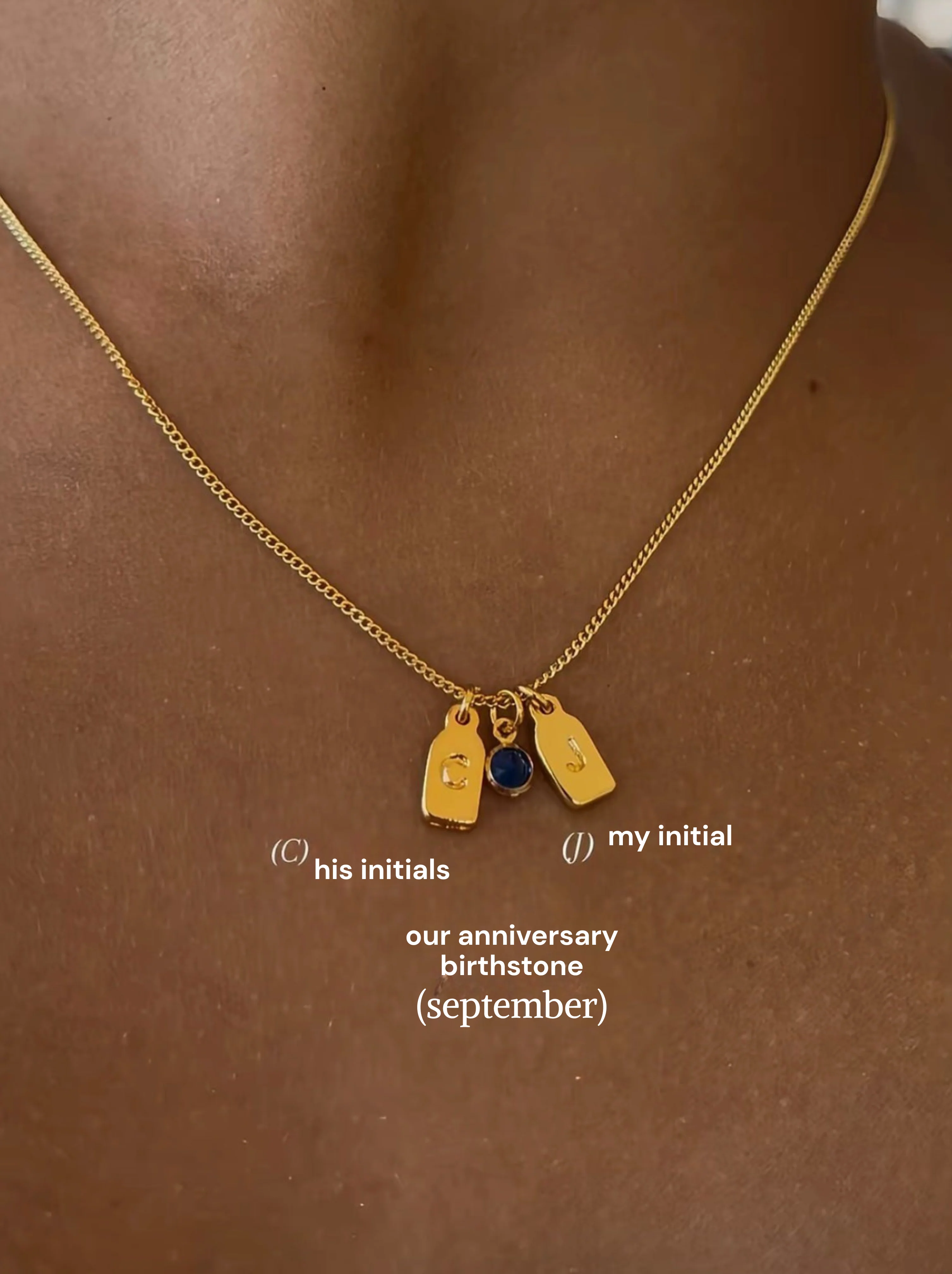 Personalized Initial Necklace - Image 4