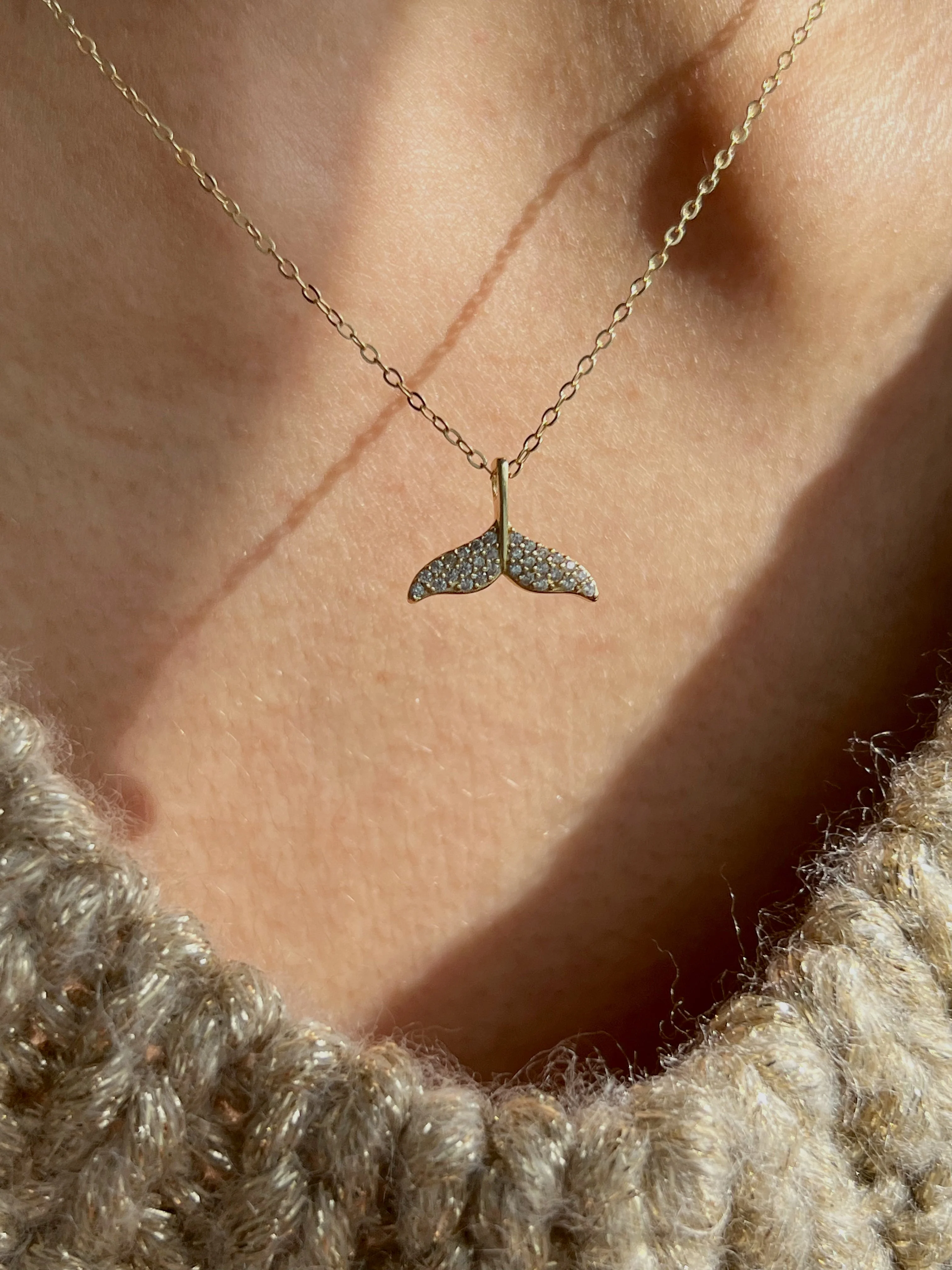 Whale Tail Necklace - Image 3