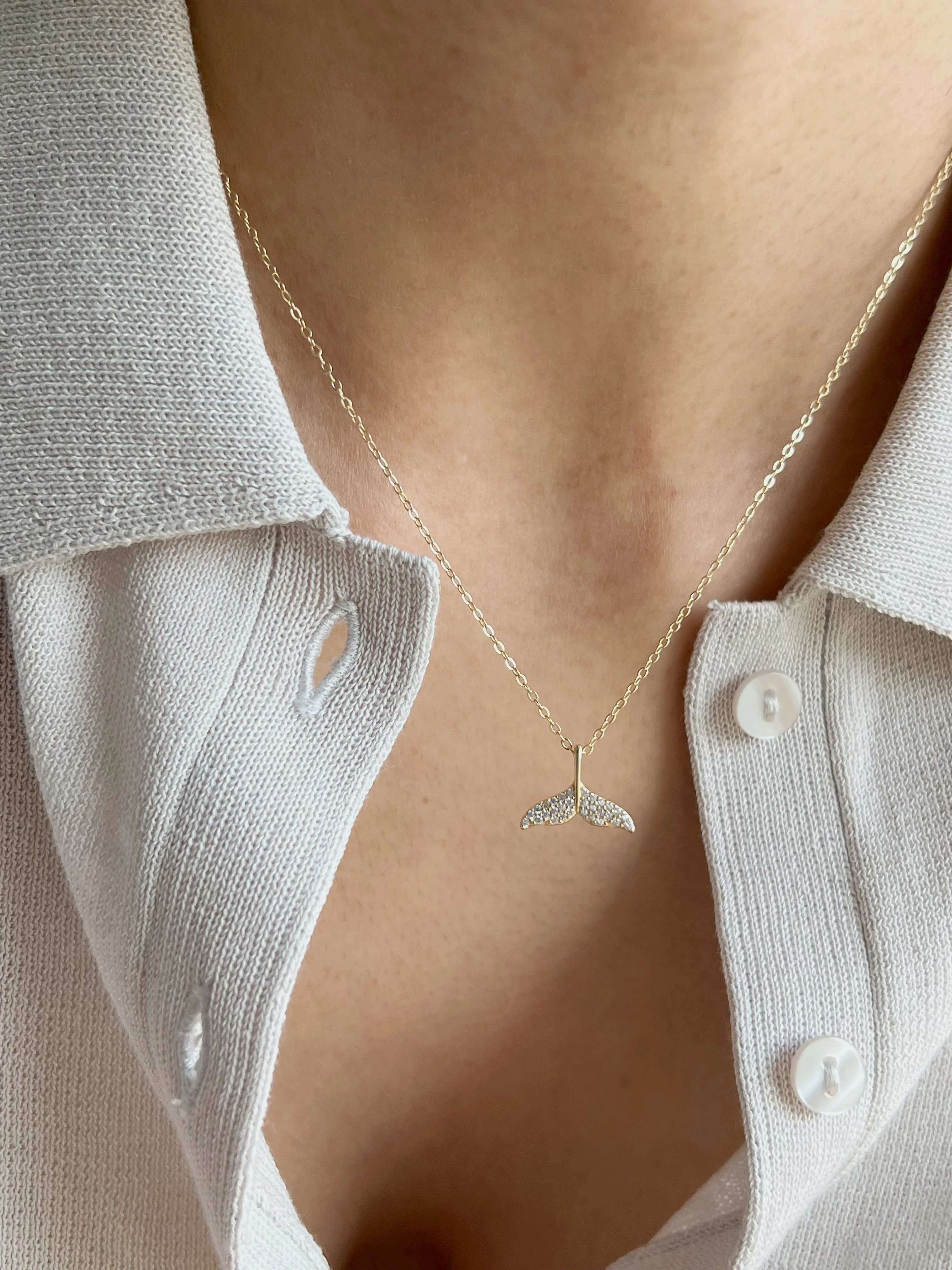 Whale Tail Necklace - Image 5